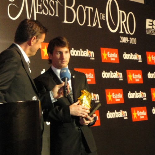 BOTA DE ORO-LEO MESSI